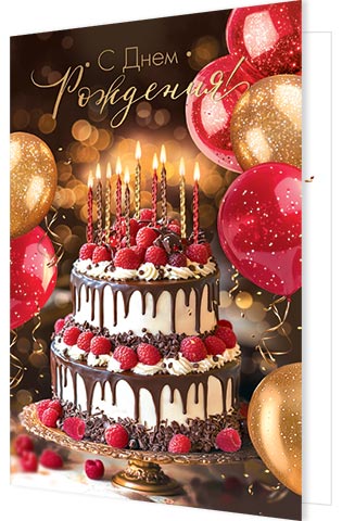 С днем рождения!. Открытки оптом